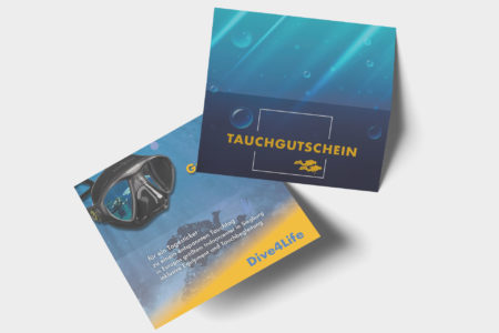 Mockup Dive4Life Gutschein 1920