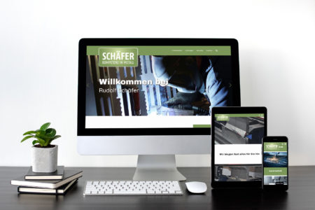 Webseite Mockup Schaefer 1920